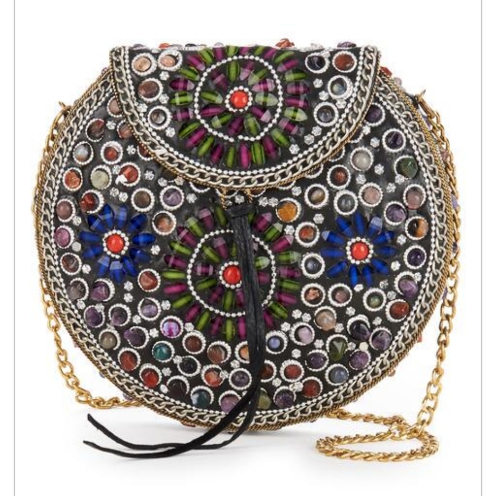 New Beautiful, Crossbody Bag/clutch with stones